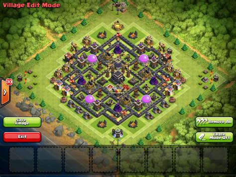 coc bases th9